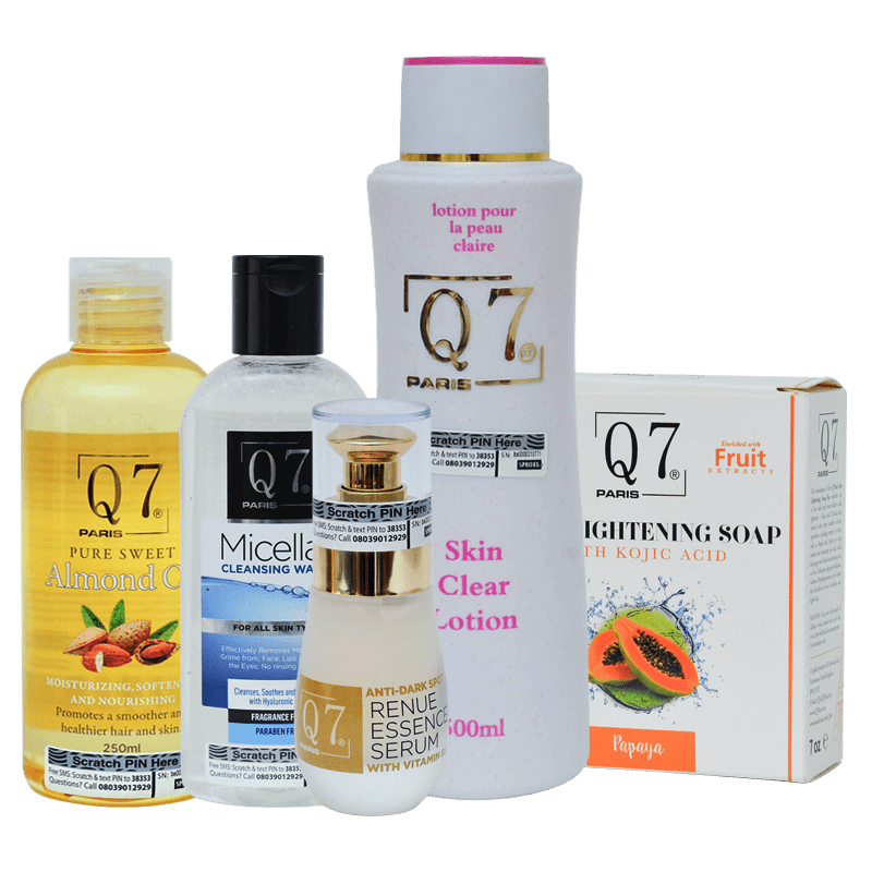 Q7Paris Complexion Unifying Skin Brightening Bundle: 5-in-1 Q7Paris Complexion Unifying Skin Brightening Bundle: 5-in-1