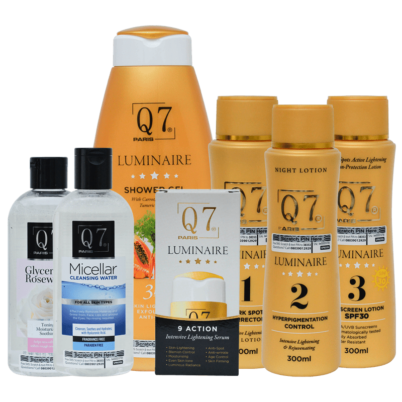 Q7Paris The Luminaire Intensive Lightening Bundle: 7-in-1